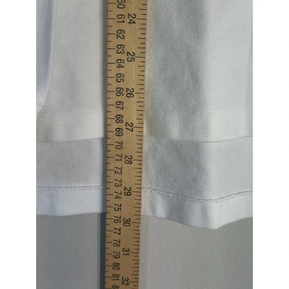 Polo Ralph Lauren White Long Sleeve‎ Big Pony Polo Long Sleeve Custom Fit Shirt